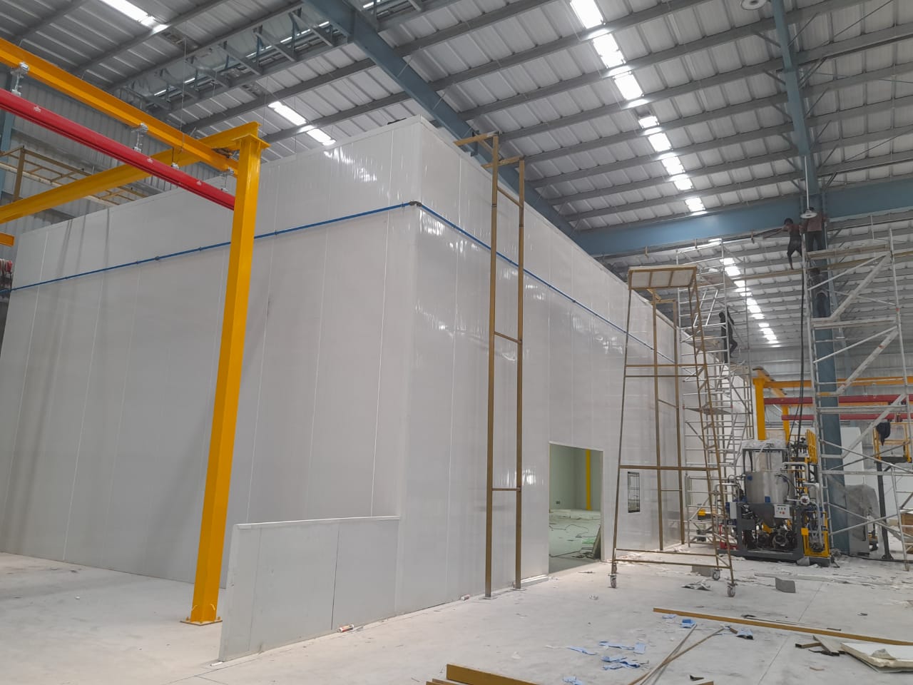 Cold storage facility for food products